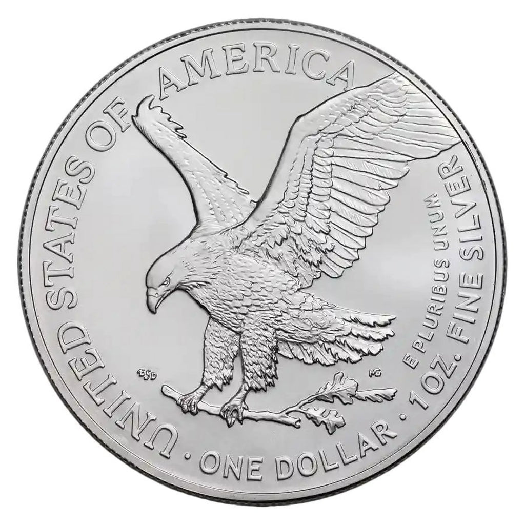 1 oz American Silver Eagle BU Tube of 20 Coins V8665