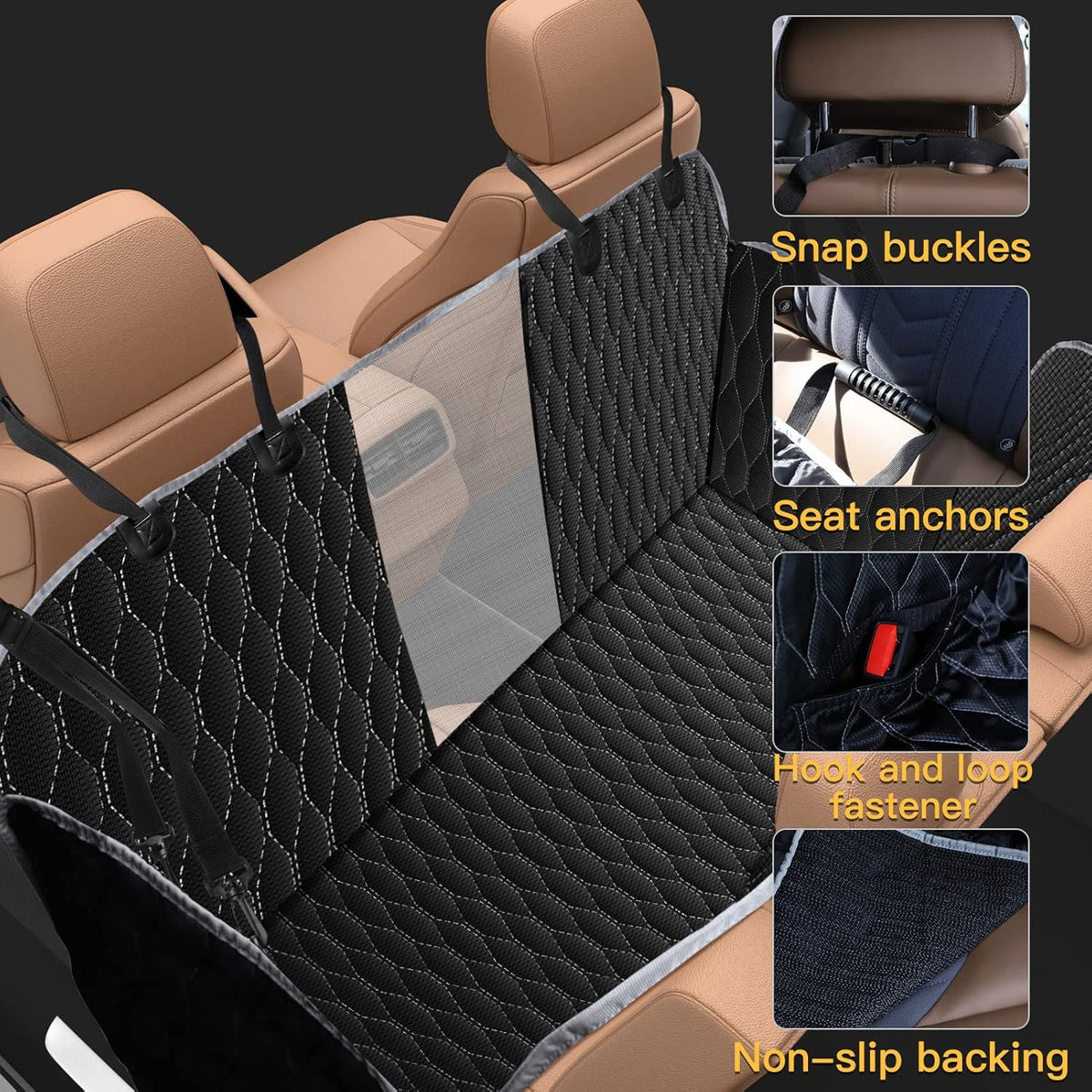 100% Waterproof Nonslip Dog Car Seat Cover X96881