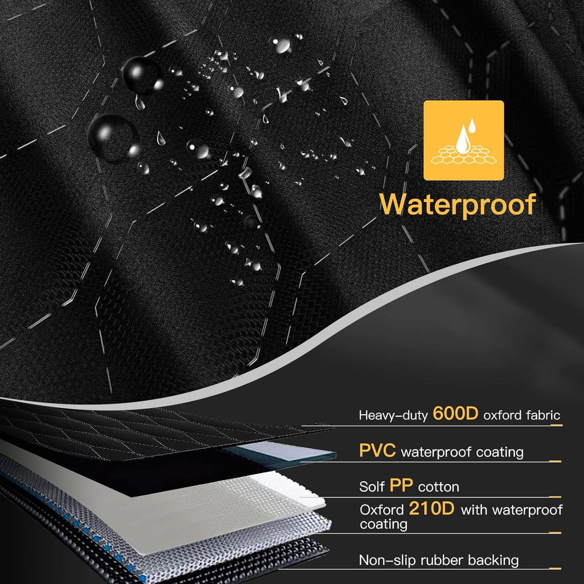 100% Waterproof Nonslip Dog Car Seat Cover X96881
