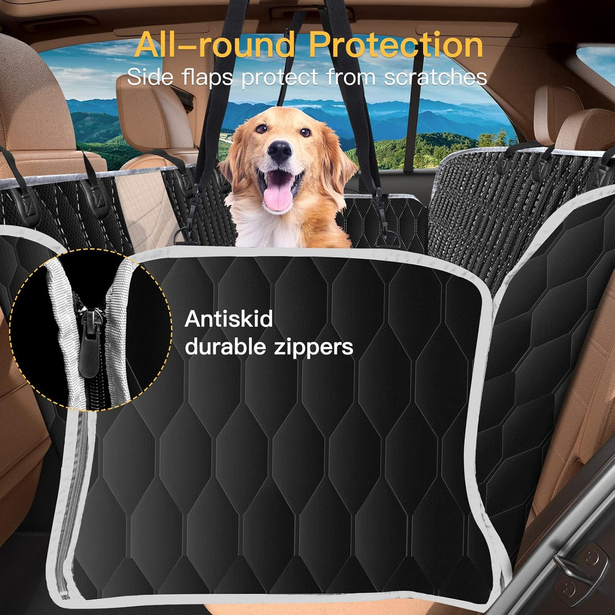 100% Waterproof Nonslip Dog Car Seat Cover X96881