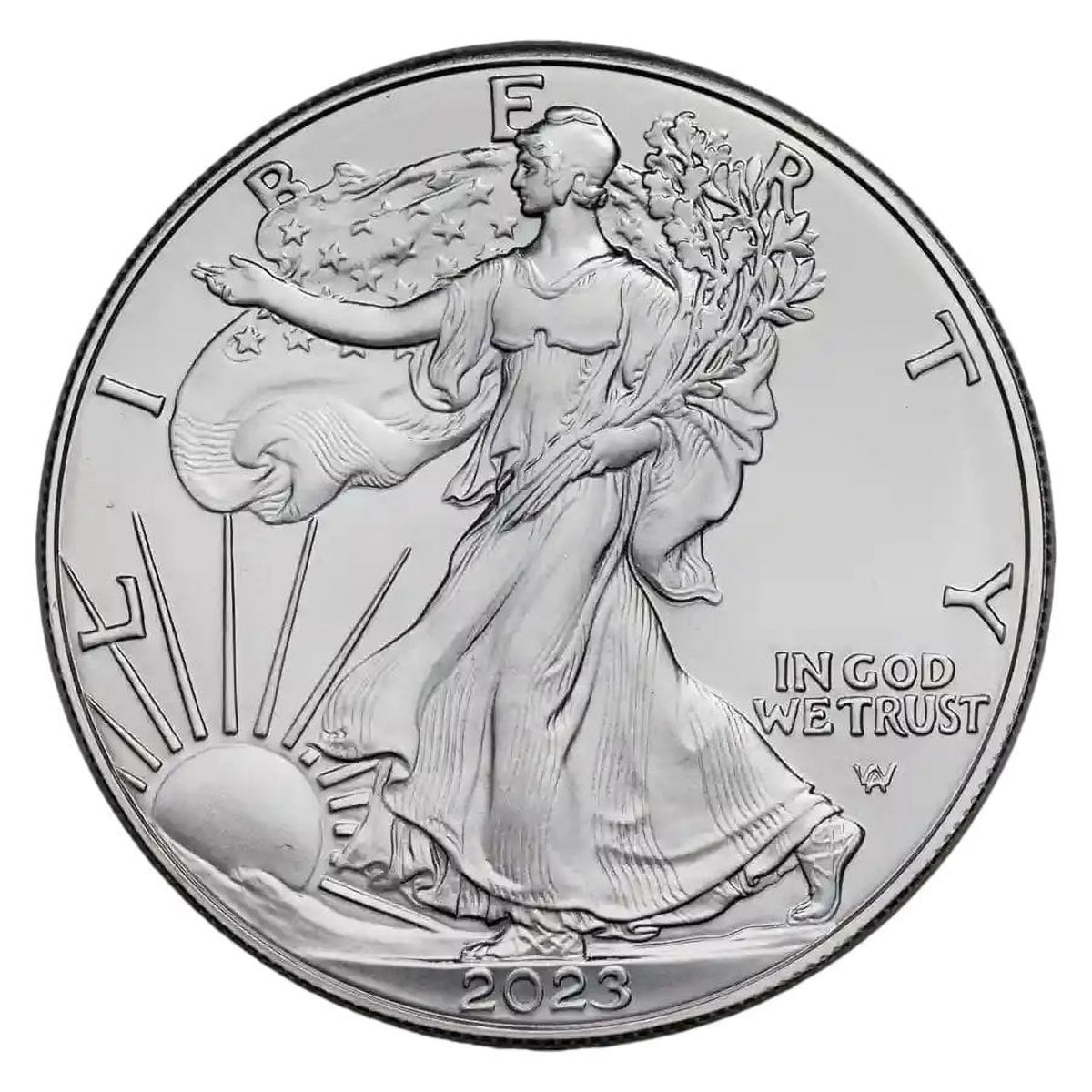 1 oz American Silver Eagle BU Tube of 20 Coins V8665