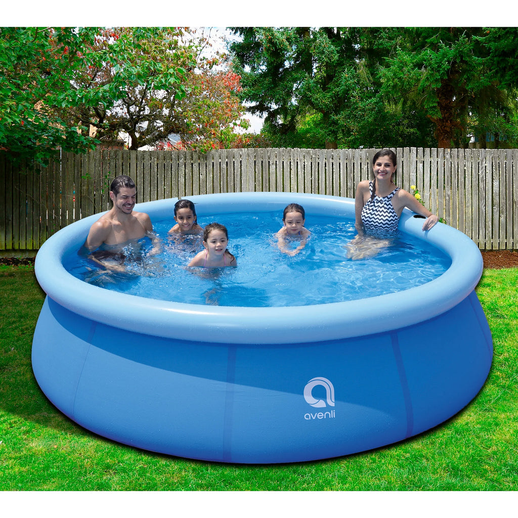 10 Ft x 30 In Inflatable Swimming Pool Z748