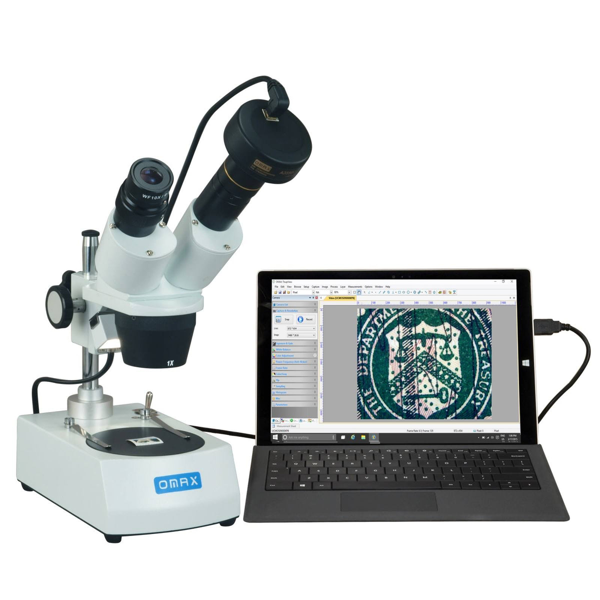 10X-30X Binocular Stereo Microscope with Dual Lights G54818