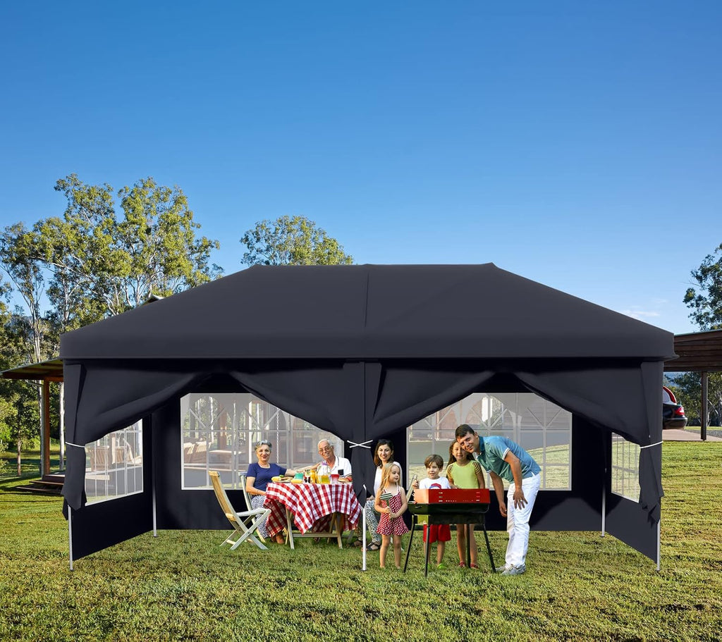 10 x 20 White Canopy Tent with Sidewalls V92086