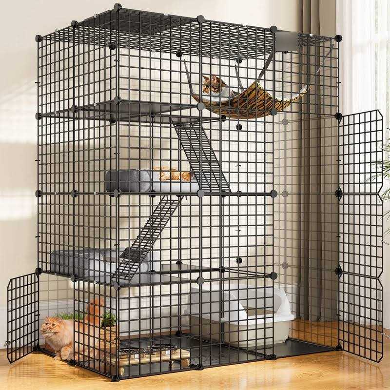 4 Tier Cat Hammock Cat Enclosure K69403