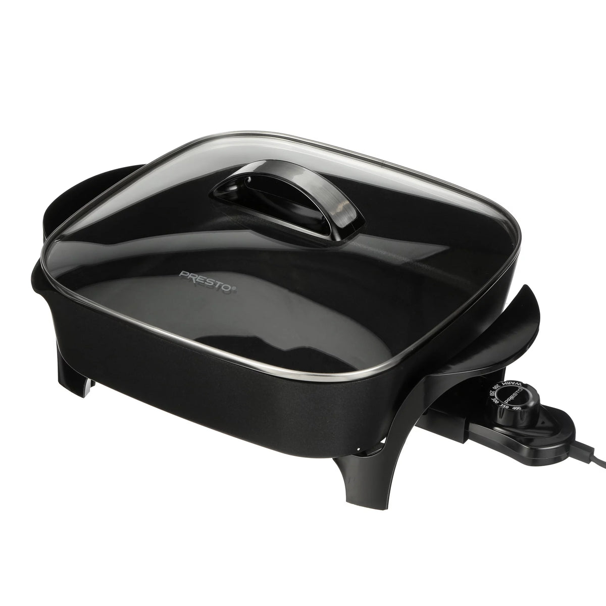 12" Electric Skillet with Glass Cover D346