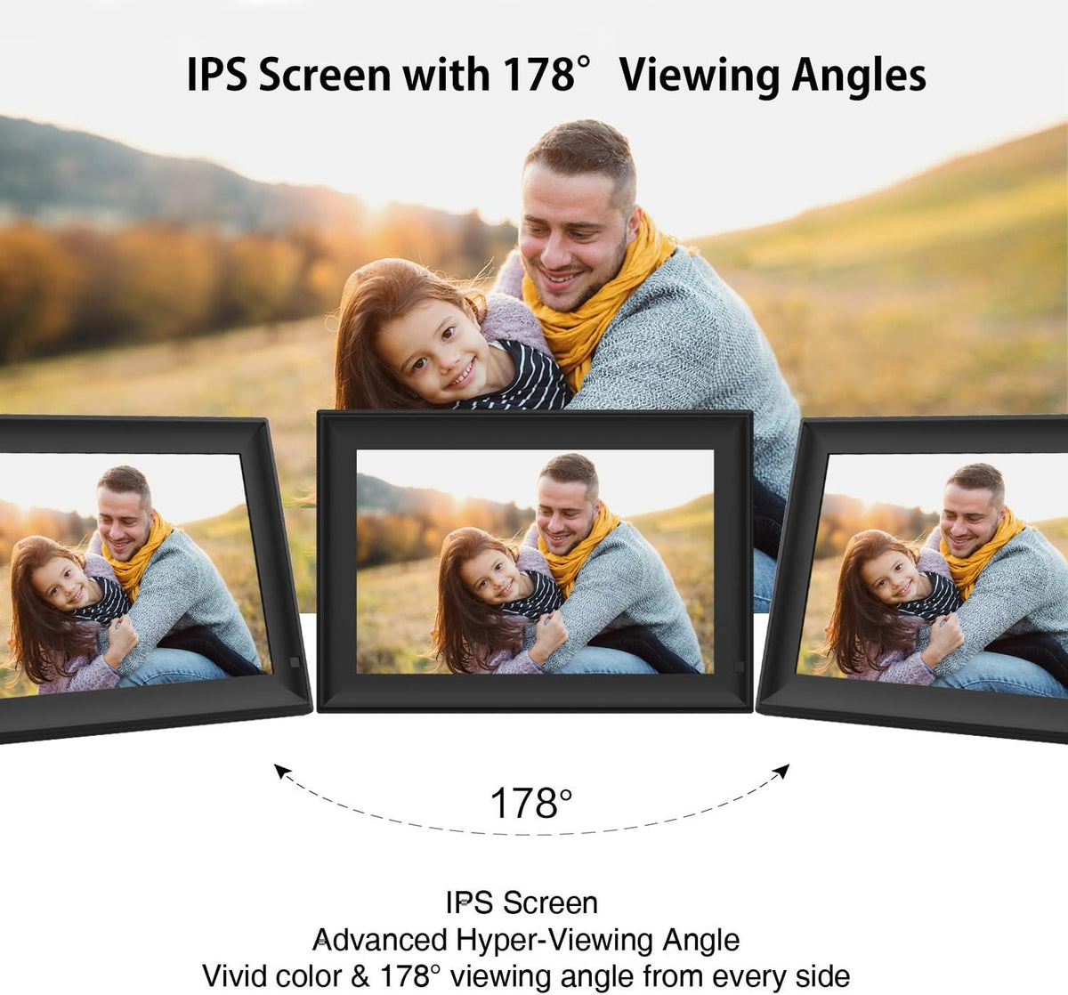 10.1 Inch LCD Digital Photo Frame with Remote Control V841