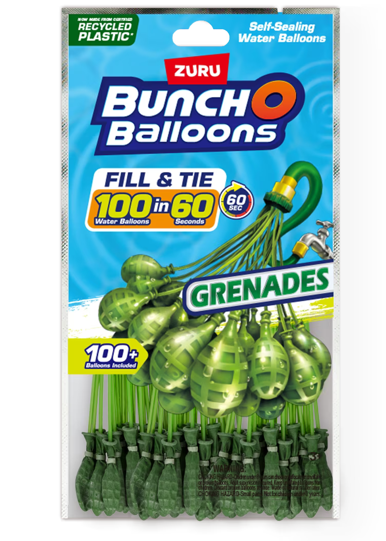 100 Rapid-Filling Self-Sealing Water Balloons (3 Pack) M722