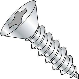 #10 x 3-1/2 Phillips Flat Self Tapping Screw Type A Fully Threaded Zinc Bake - Pkg of 800 I507839