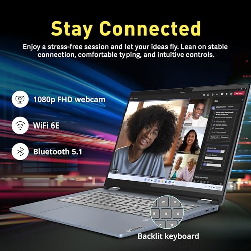 11.6" HD Touchscreen Chromebook, 2-in-1 Laptop, 4GB LPDDR3, 64GB eMMC, Blue C924760