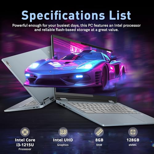 11.6" HD Touchscreen Chromebook, 2-in-1 Laptop, 4GB LPDDR3, 64GB eMMC, Blue C924760