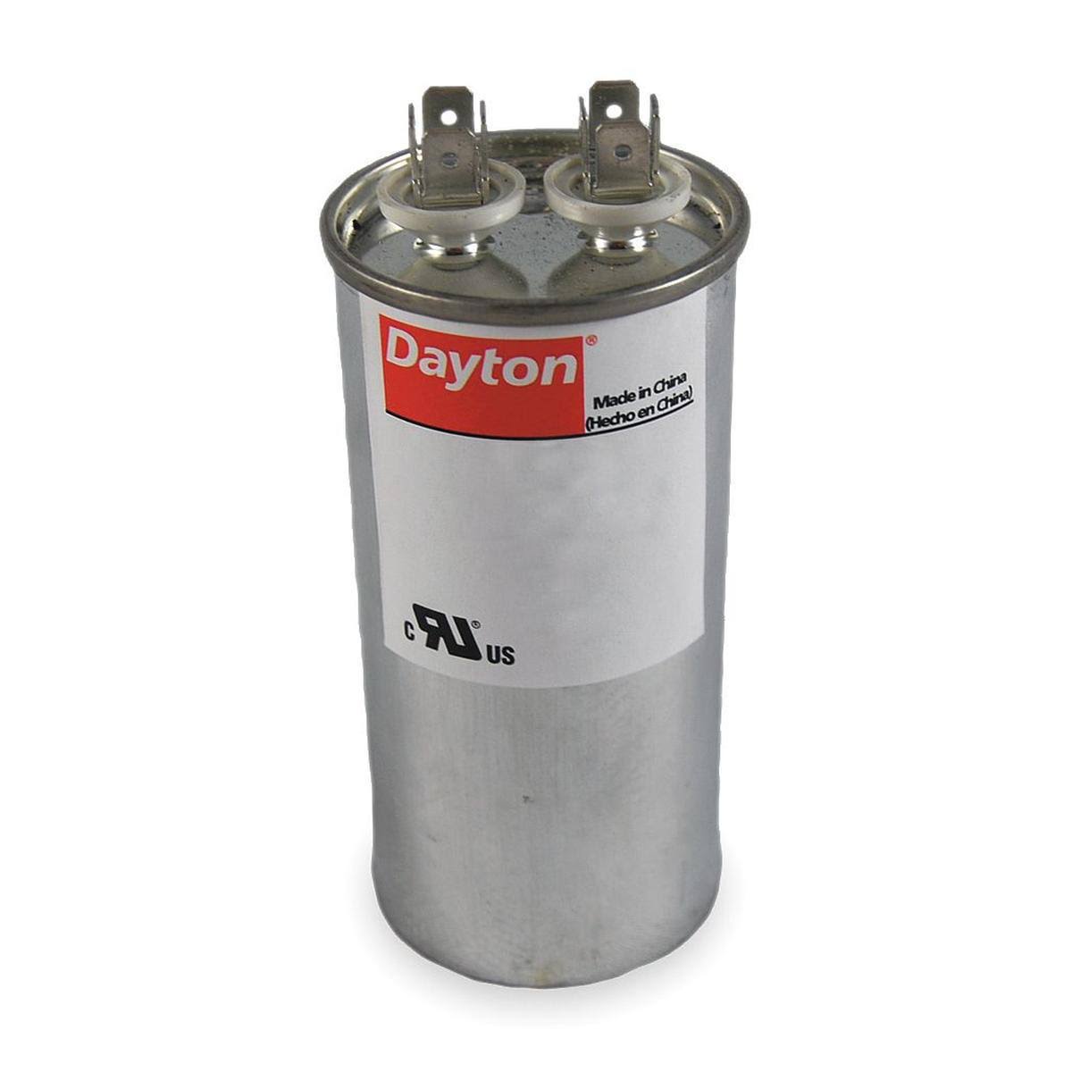 100 MFD 370V Round Motor Run Capacitor F8209