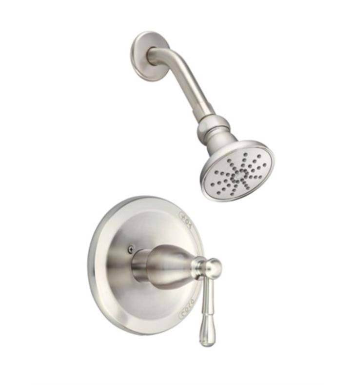 Tumbled Bronze Shower Trim P6857