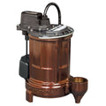 1/3 HP Cast Iron Sub Pump with Tether Float 35 ft Cord G9257