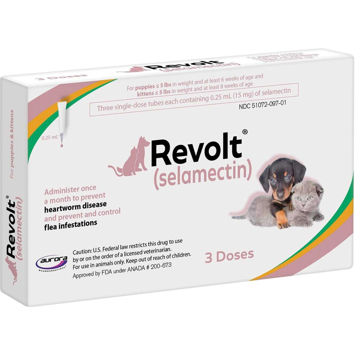 Topical Solution for Puppies & Kittens 0-5 lbs M8890